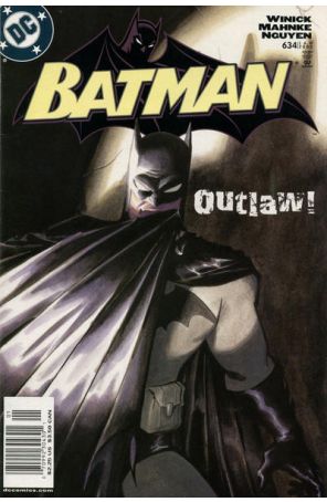 Batman 634 (Newsstand) published by DC with cover art by Matt Wagner
