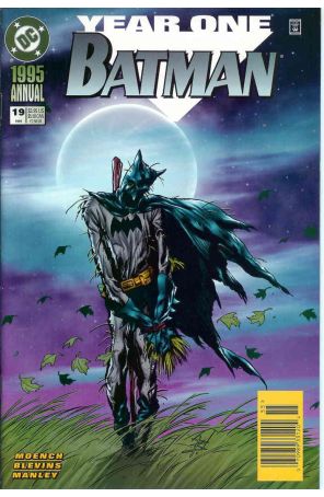 Batman Annual 19 (Newsstand) published by DC with cover art by Bret Blevins