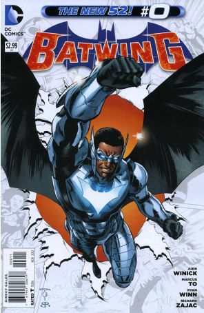 Batwing 0 published by DC with cover art by Marcus To