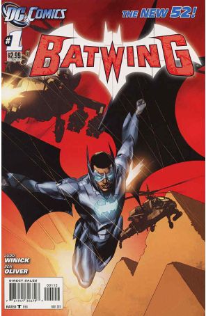 Batwing 1 (2nd) published by DC with cover art by Ben Oliver
