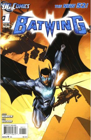 Batwing 1 published by DC with cover art by Ben Oliver