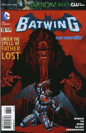Batwing 13 published by DC with cover art by Marcus To