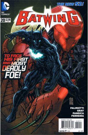 Batwing 20 published by DC with cover art by Fabrizio Fiorentino