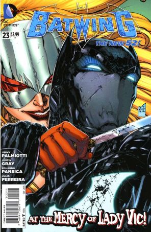 Batwing 23 published by DC with cover art by Ken Lashley