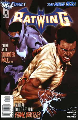 Batwing 3 published by DC with cover art by Ben Oliver