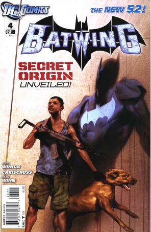 Batwing 4 published by DC with cover art by Ben Oliver