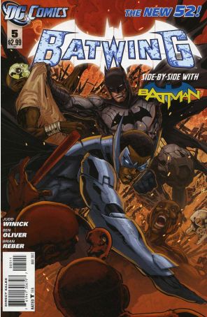 Batwing 5 published by DC with cover art by Ben Oliver