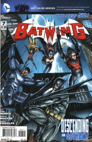 Batwing 7 published by DC with cover art by Jason Fabok