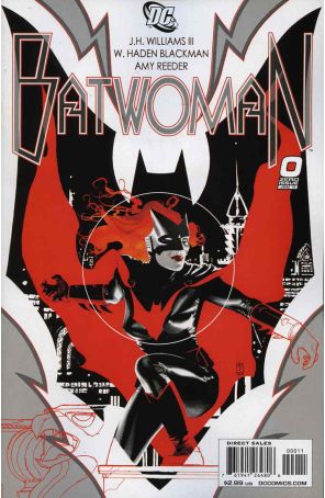 Batwoman (1st Series) 0 published by DC with cover art by J.H. Williams III