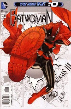 Batwoman (2nd Series) 0 published by DC with cover art by J.H. Williams III