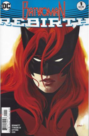 Batwoman: Rebirth 1 published by DC with cover art by Steve Epting