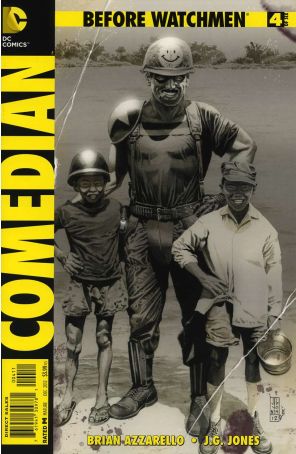 Before Watchmen: Comedian 4 published by DC with cover art by J.G. Jones