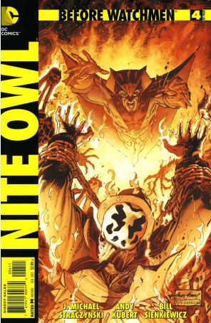 Before Watchmen: Nite Owl 4 published by DC with cover art by Joe Kubert