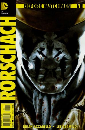 Before Watchmen: Rorschach 1 published by DC with cover art by Lee Bermejo
