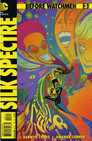 Before Watchmen: Silk Spectre 3 published by DC with cover art by Amanda Conner