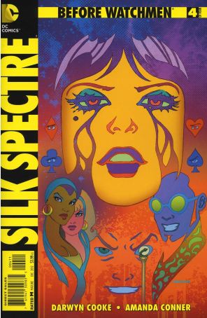 Before Watchmen: Silk Spectre 4 published by DC with cover art by Amanda Conner