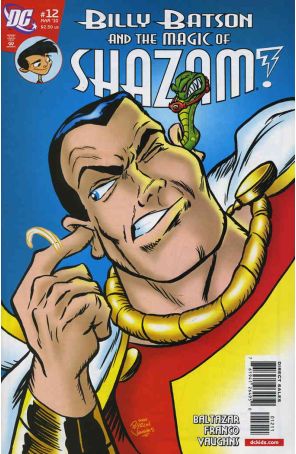 Billy Batson And The Magic of Shazam! 12 published by DC with cover art by Byron Vaughns