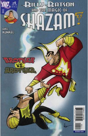 Billy Batson And The Magic of Shazam! 4 published by DC with cover art by Mike Kunkel