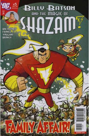 Billy Batson And The Magic of Shazam! 5 published by DC with cover art by Mike Kunkel