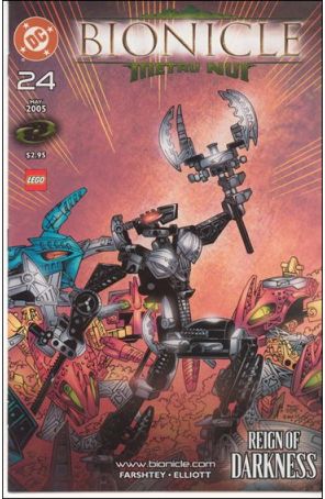 Bionicle 24 published by DC with cover art by Randy Elliott