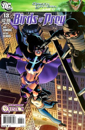 Birds Of Prey (2nd Series) 13 published by DC with cover art by Jesus Saiz