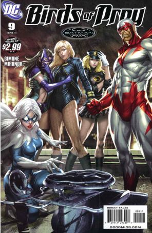 Birds Of Prey (2nd Series) 9 published by DC with cover art by Stanley Lau