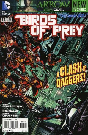 Birds of Prey (3rd Series) 13 published by DC with cover art by Trevor McCarthy