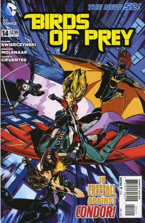 Birds of Prey (3rd Series) 14 published by DC with cover art by Jesus Saiz