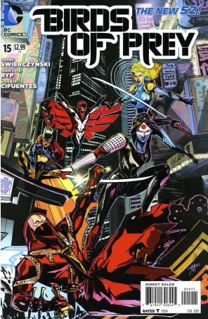 Birds of Prey (3rd Series) 15 published by DC with cover art by Romano Molenaar