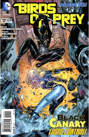 Birds of Prey (3rd Series) 17 published by DC with cover art by Romano Molenaar