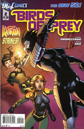 Birds of Prey (3rd Series) 2 published by DC with cover art by Jesus Saiz