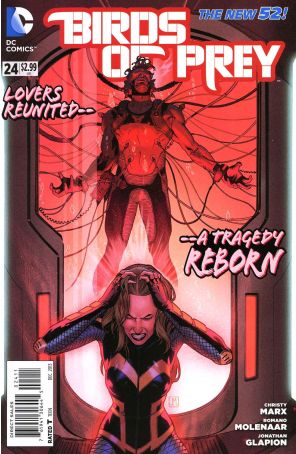 Birds of Prey (3rd Series) 24 published by DC with cover art by Jorge Molina