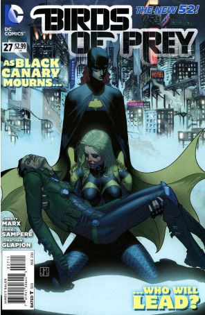 Birds of Prey (3rd Series) 27 published by DC with cover art by Jorge Molina