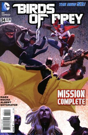 Birds of Prey (3rd Series) 34 published by DC with cover art by Jorge Molina