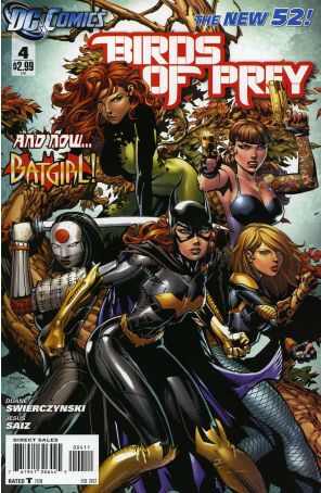 Birds of Prey (3rd Series) 4 published by DC with cover art by David Finch