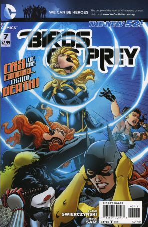 Birds of Prey (3rd Series) 7 published by DC with cover art by Jesus Saiz