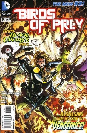 Birds of Prey (3rd Series) 8 published by DC with cover art by Jesus Saiz