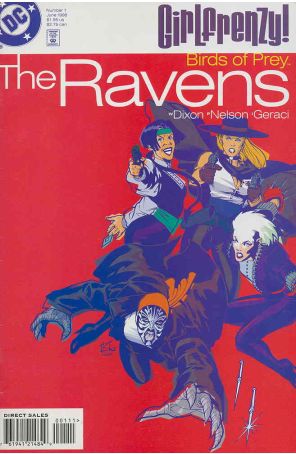 Birds of Prey: The Ravens 1 published by DC with cover art by Barry Kitson