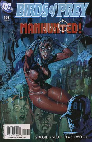 Birds of Prey 101 published by DC with cover art by Stéphane Roux