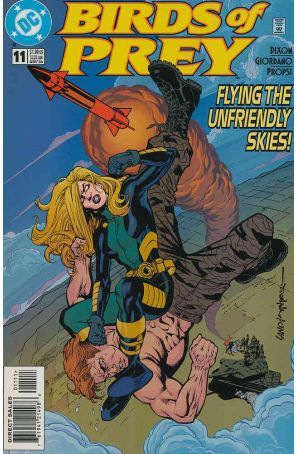Birds of Prey 11 published by DC with cover art by Greg Land and Brian Stelfreeze