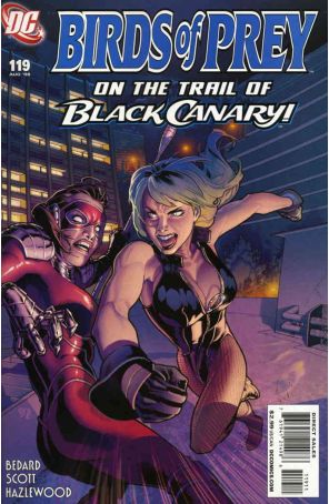 Birds of Prey 119 published by DC with cover art by Stéphane Roux