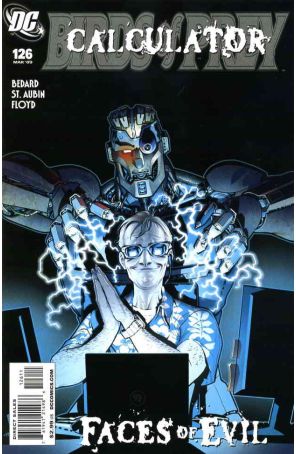 Birds of Prey 126 published by DC with cover art by Stéphane Roux