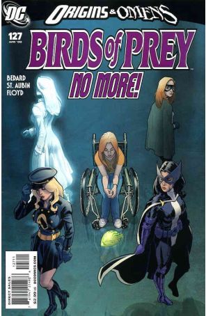Birds of Prey 127 published by DC with cover art by Stephanie Roux