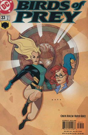 Birds of Prey 33 published by DC with cover art by Phil Noto