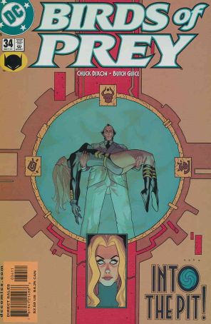 Birds of Prey 34 published by DC with cover art by Phil Noto