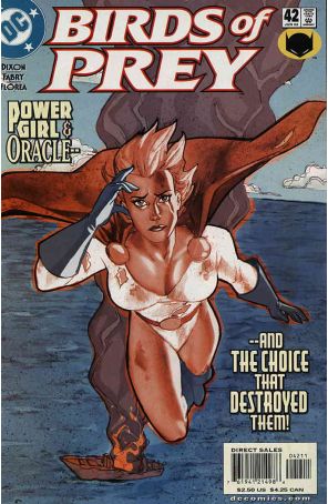 Birds of Prey 42 published by DC with cover art by Phil Noto