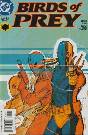 Birds of Prey 45 published by DC with cover art by Phil Noto