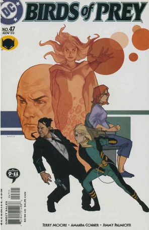 Birds of Prey 47 published by DC with cover art by Phil Noto