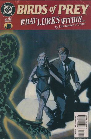 Birds of Prey 51 published by DC with cover art by Phil Noto
