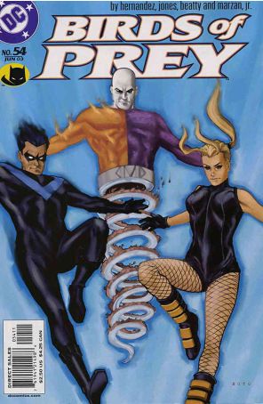 Birds of Prey 54 published by DC with cover art by Phil Noto